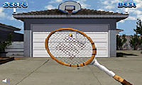 Теннис на гаражных воротах